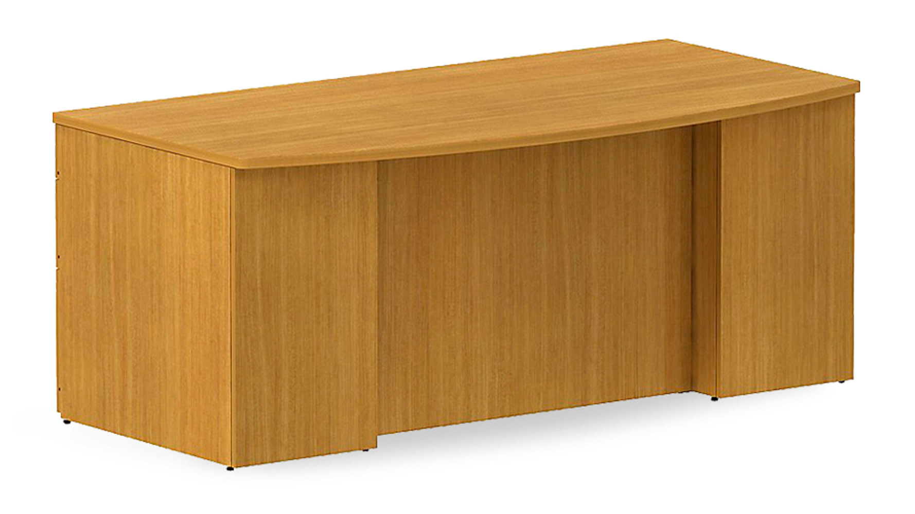 B Realize Bow Front Double Pedestal Desk Zuri Furniture Next