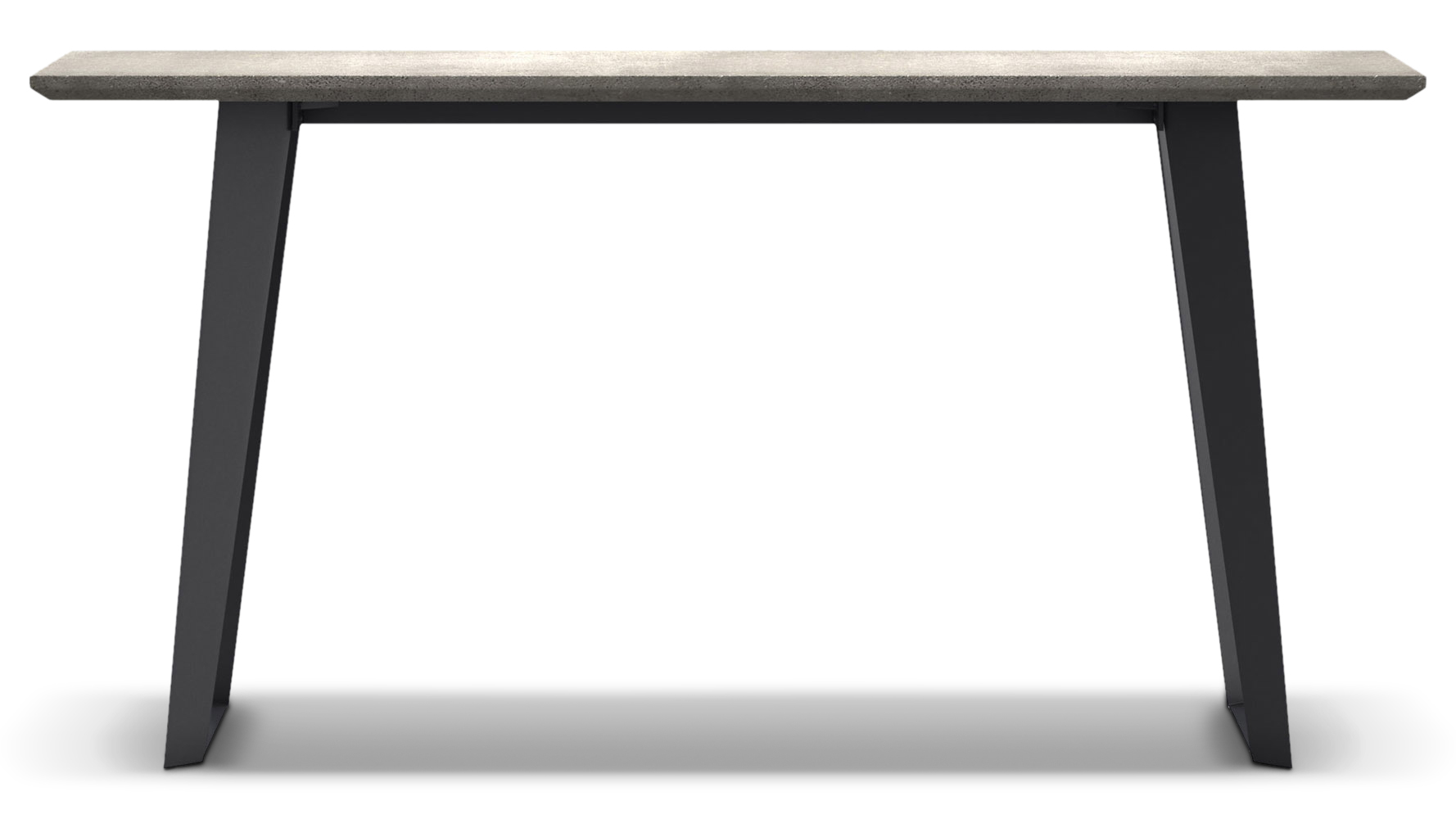 Adal Concrete Top Console Table, Gray Zuri Furniture