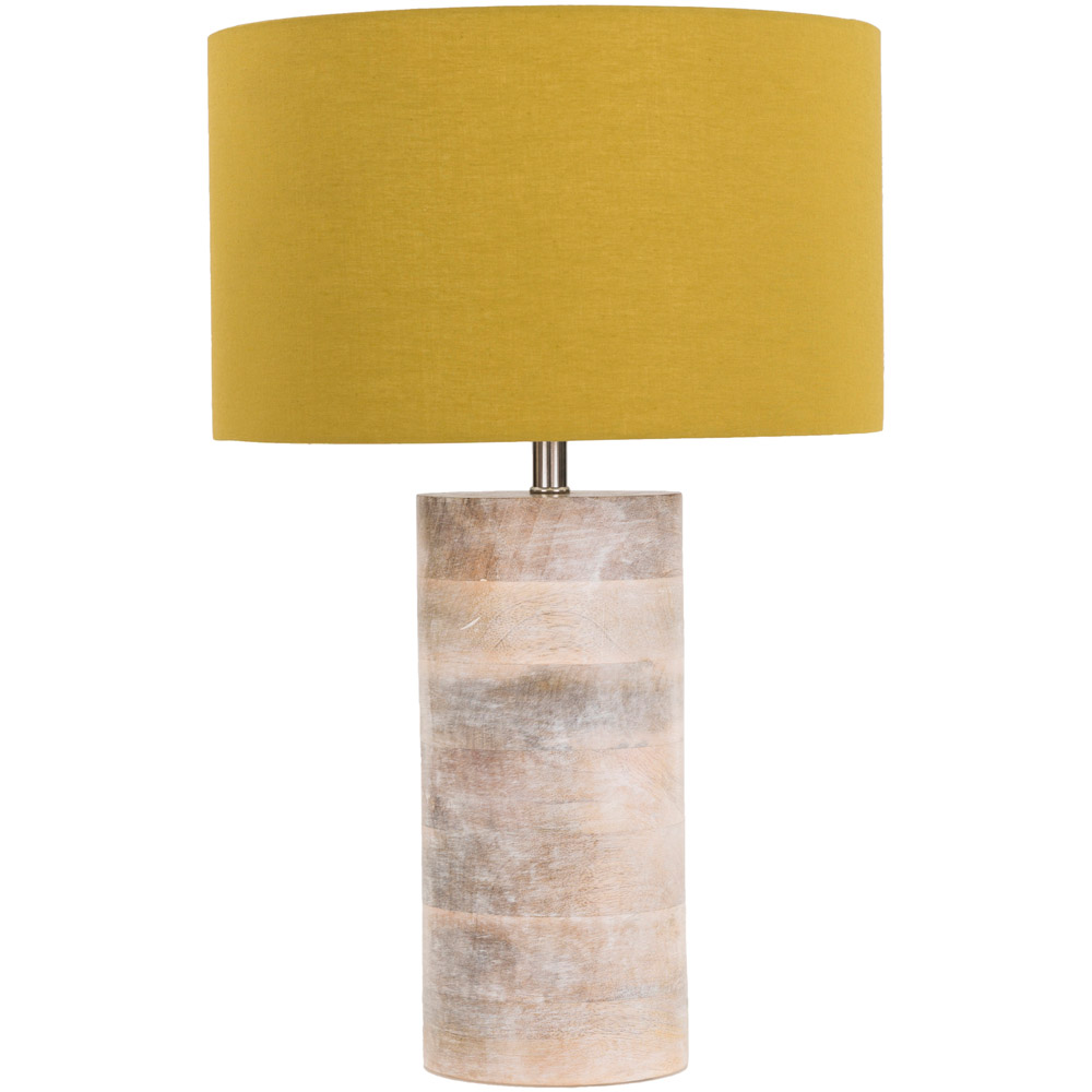 Athor Natural Finish Wood Base And Cotton Shade Table Lamp Zuri Select Reset Color