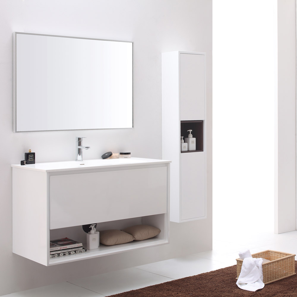 Home / BATH / Bathroom Vanities / Sonoma Vanity Set  Glossy White