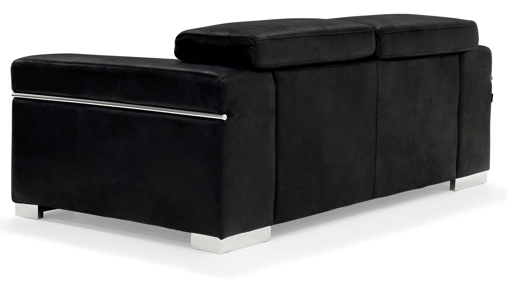 Black Angelo Suede Sofa With Loveseat Zuri Furniture