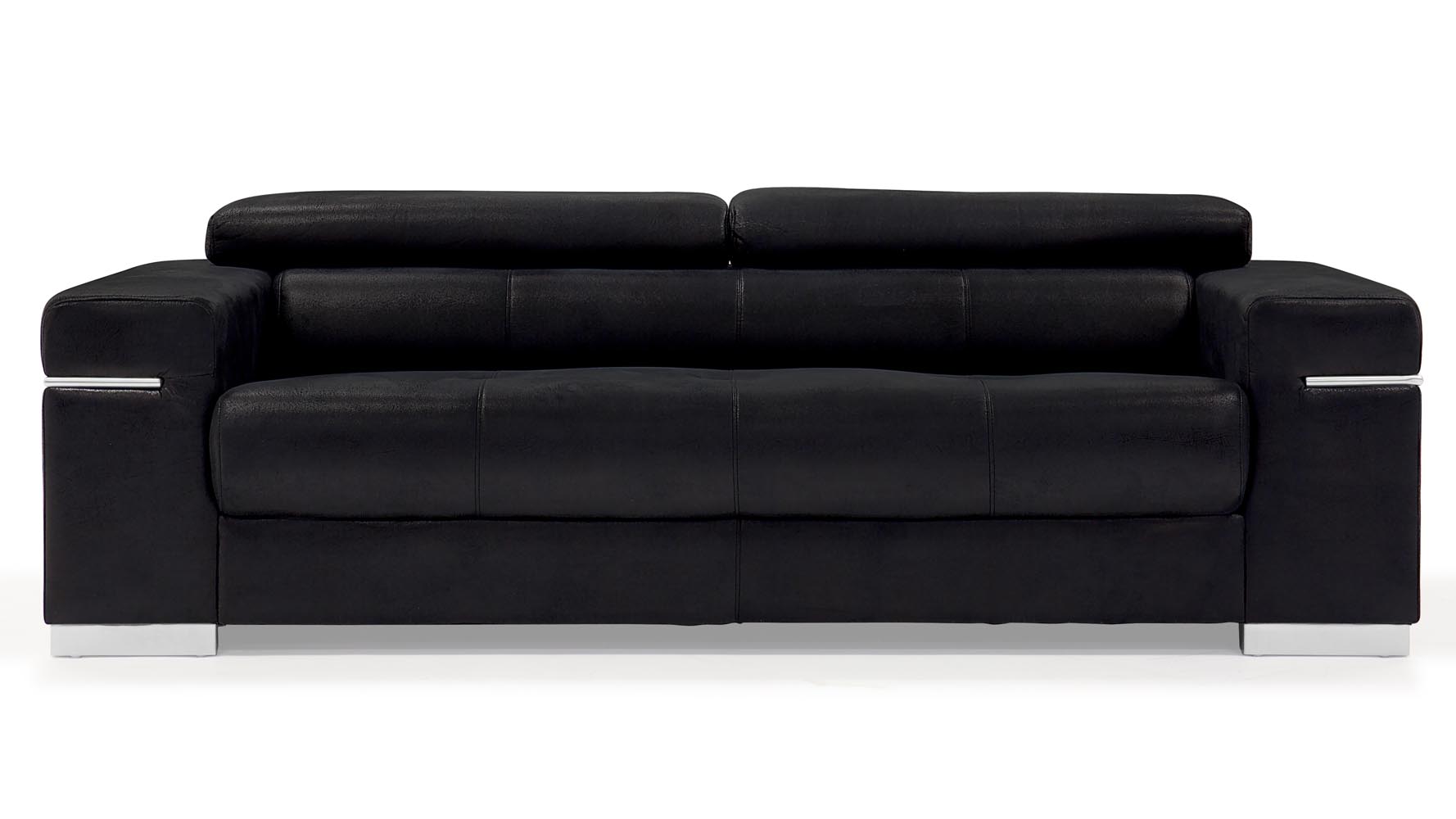black angelo suede sofa with loveseat | zuri furniture HKL3PUAR