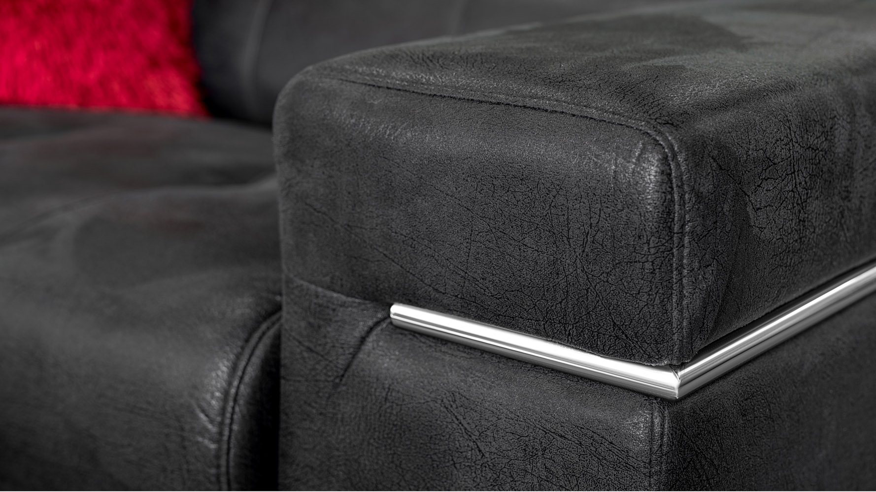 Black Angelo Suede Sofa With Loveseat Zuri Furniture