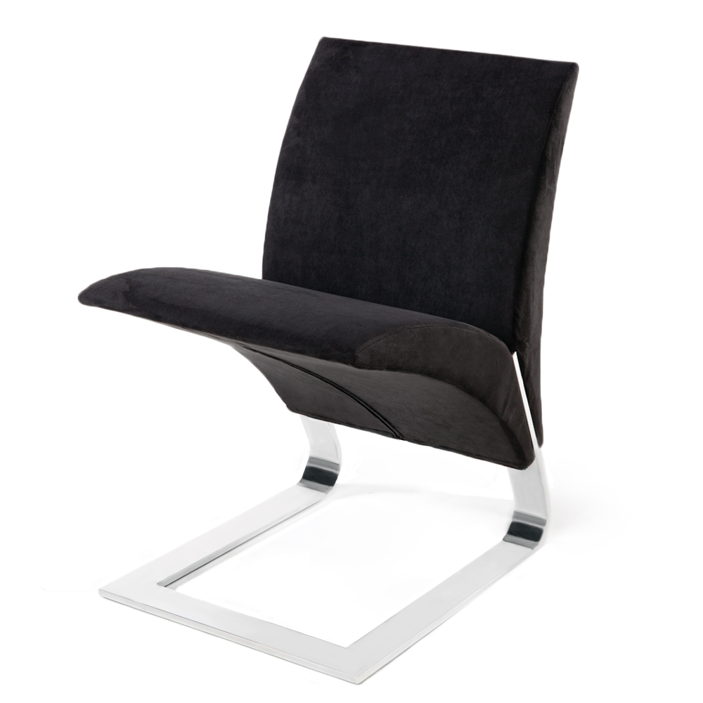 Upholstered Microfiber Bouncy Dining or Desk Chair Zuri Furniture