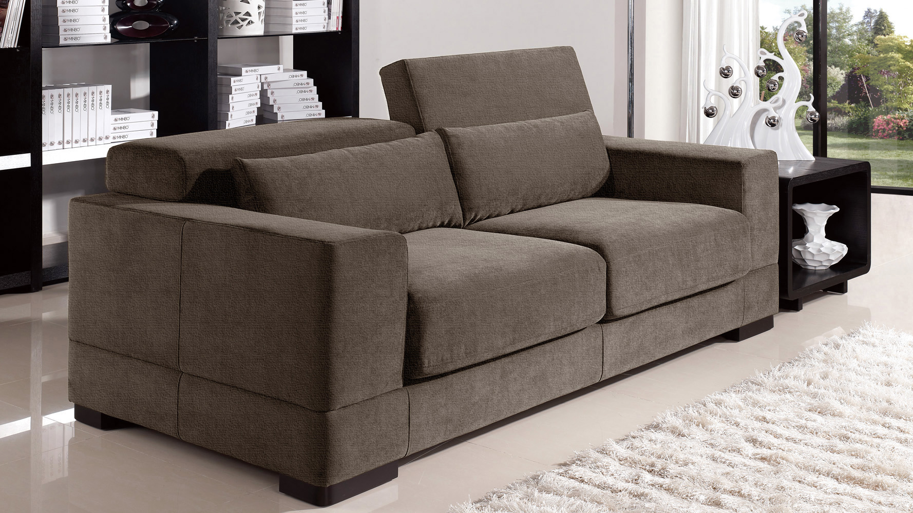 Chester PullOut Fabric Sleeper Sofa Zuri Furniture