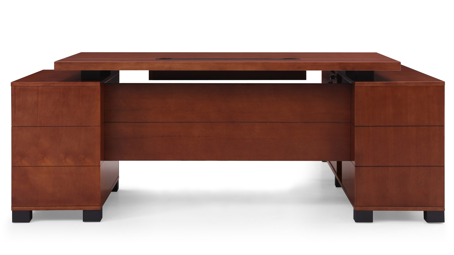 Ford Executive Modern Desk with Filing and Return Light