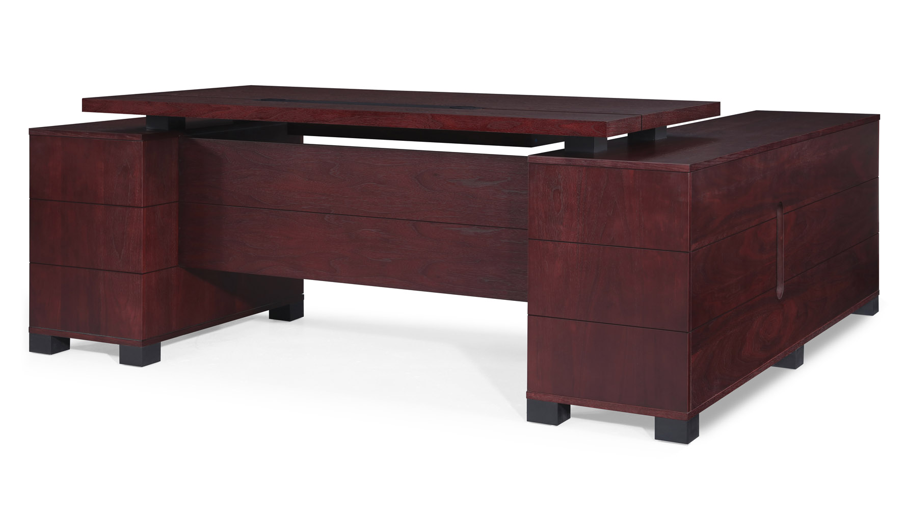 Ford Executive Modern Desk With Filing Cabinets And Return Next
