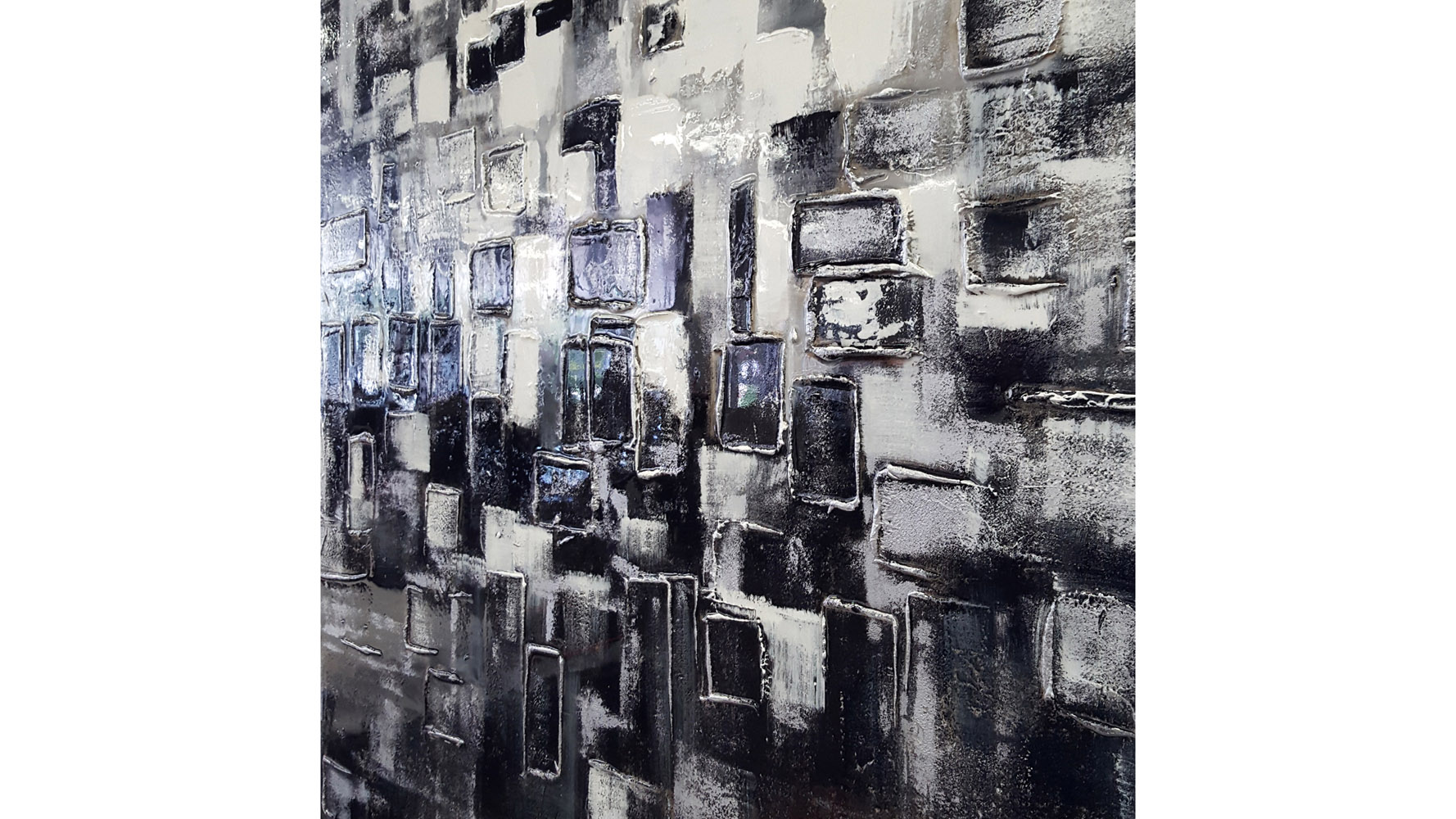 Graphix Mixed Media PaintingCubist ArtAbstract Art Zuri Furniture