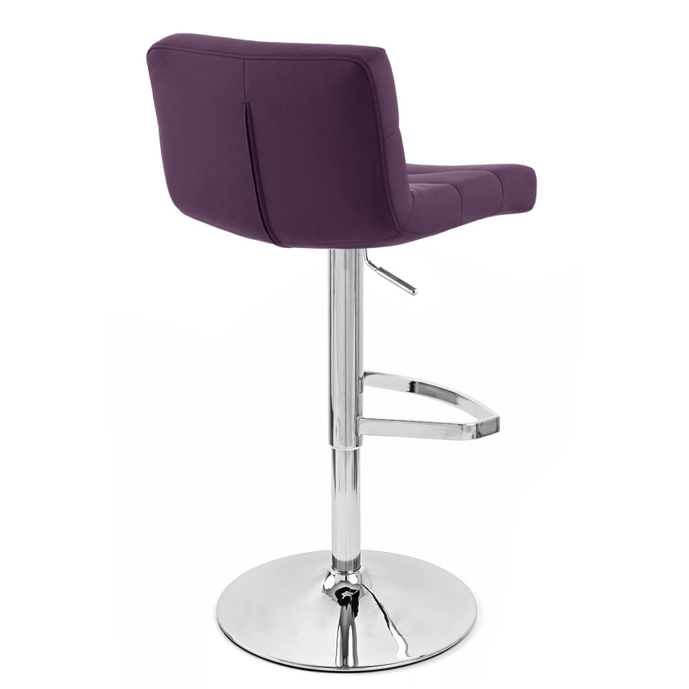 Lattice Adjustable Height Swivel Armless Bar Stool Zuri Furniture