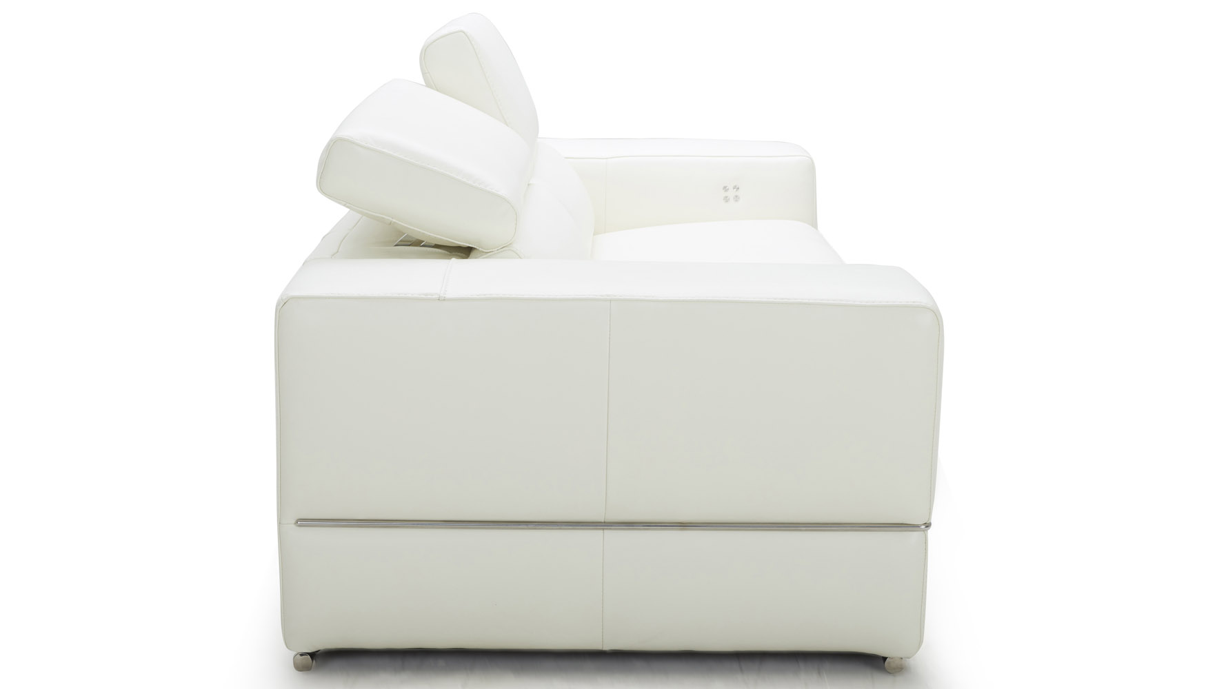 Luxor Reclining Sofa with Power Headrest Zuri Furniture