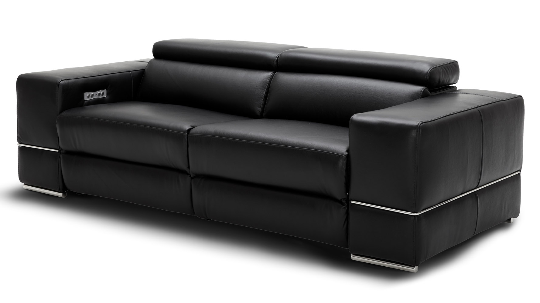 Luxor Reclining Sofa with Power Headrest Zuri Furniture