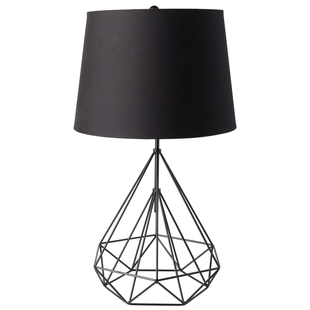 Maizeni Metal Base and Linen/Polyester Shade Table Lamp ...