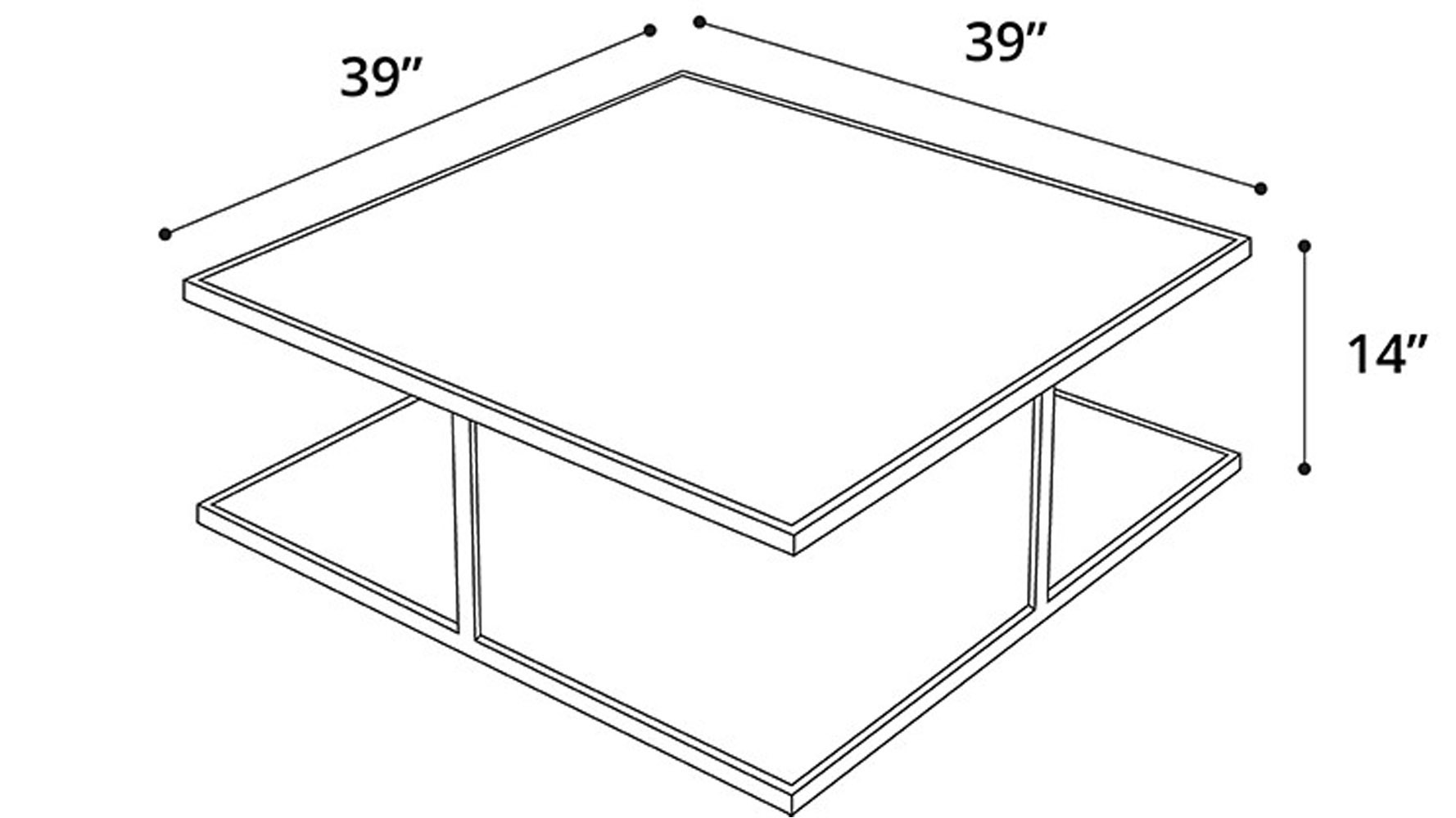 White Marble Oliver Coffee Table | Zuri Furniture