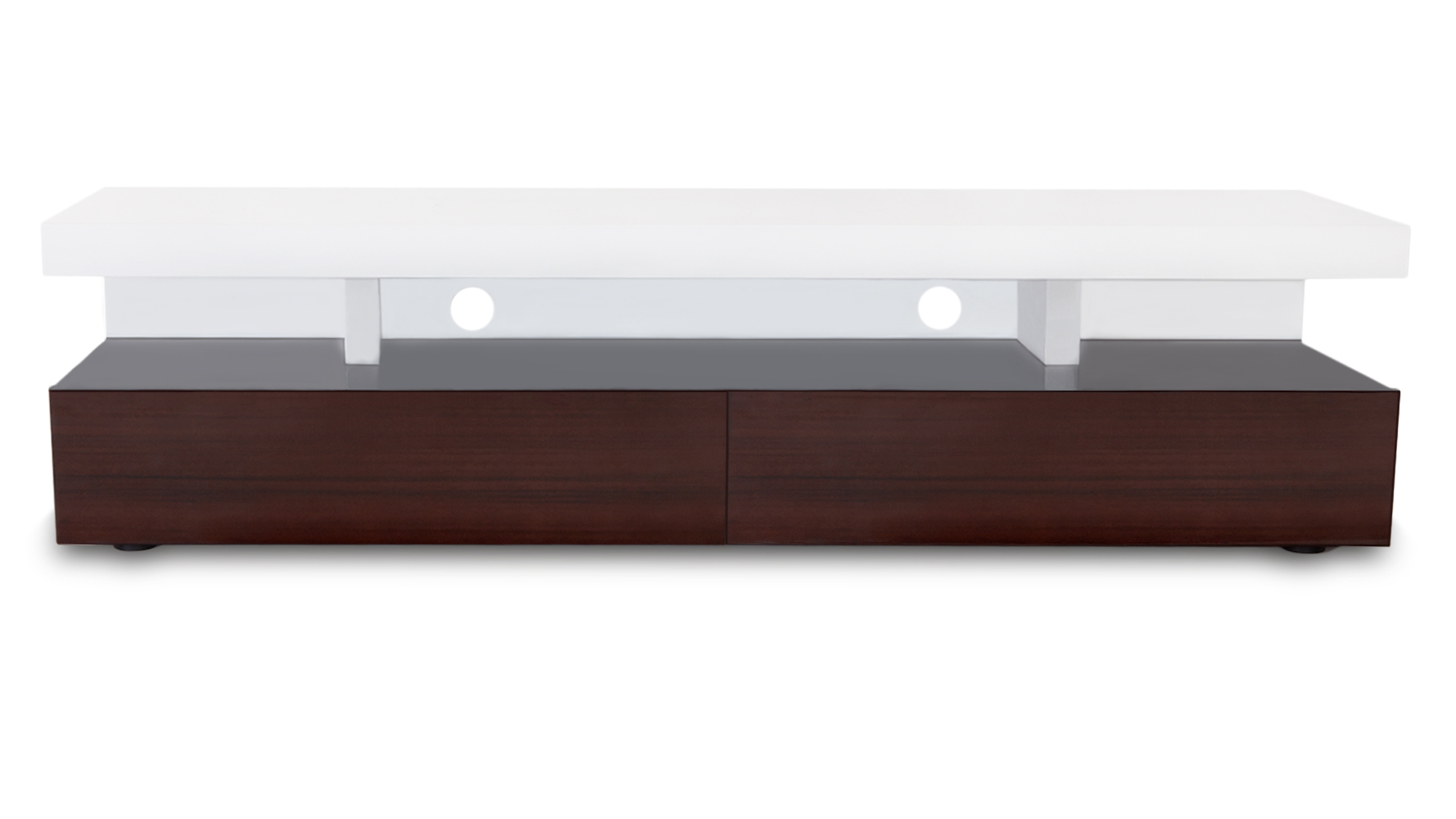 Dark Wood And White High Gloss Lacquer Mcintosh Inch Tv Stand - Add Reviews To Your Site dark wood and white high gloss lacquer mcintosh inch tv stand - add reviews to your site