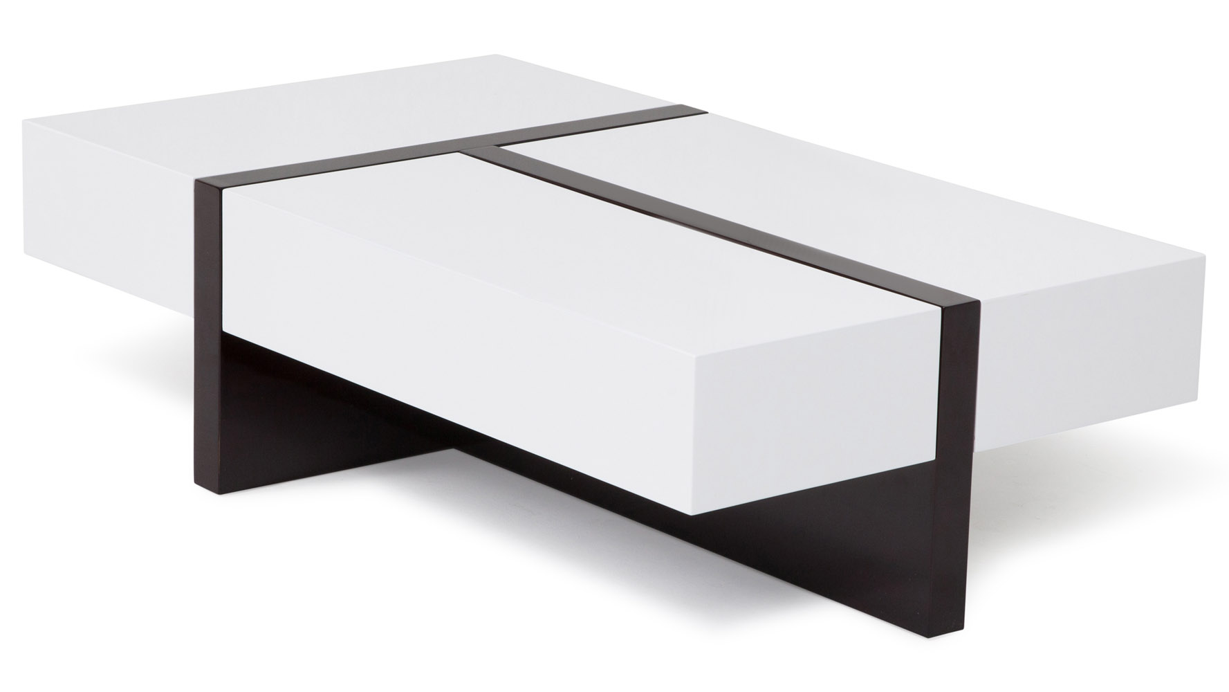 mcintosh high gloss coffee table with storage - white rectangle mcintosh high gloss coffee table with storage - white rectangle