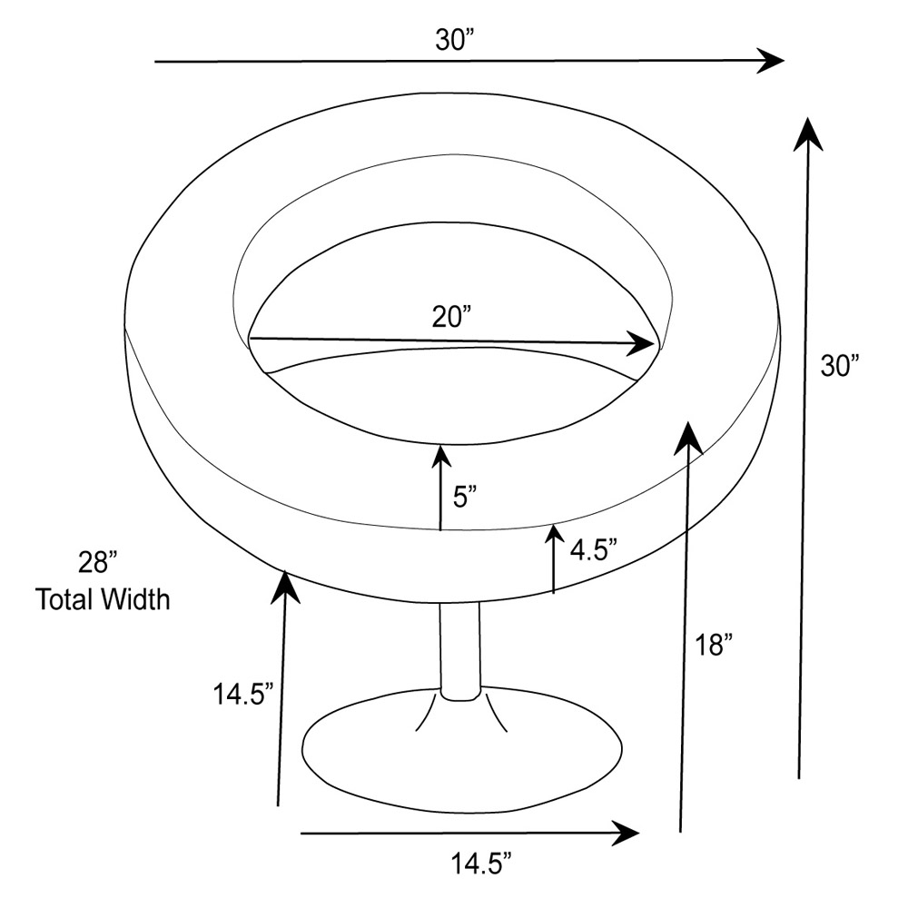 Mia Microfiber Modern Lounge Chair Zuri Furniture