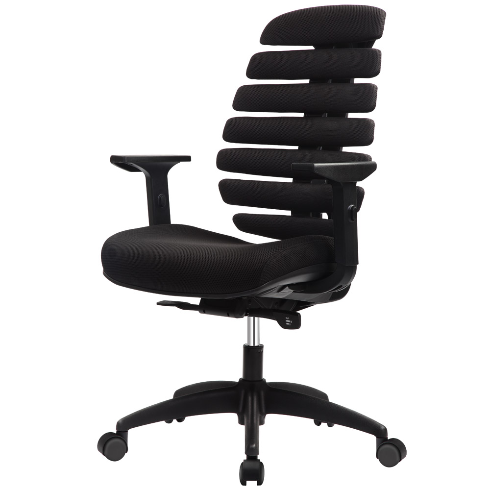 FX2 Fabric Swivel Chair with Adjustable Arms Zuri Furniture