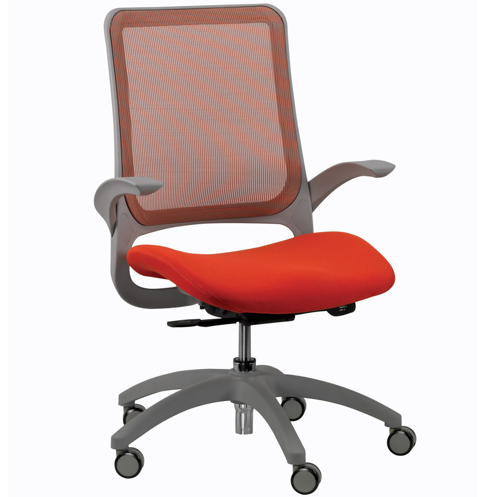 Orange Office Chair At Zuri Furniture