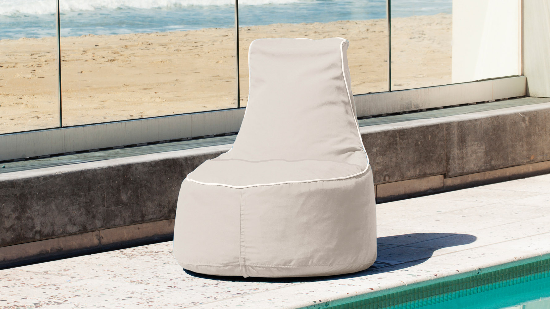 Hip Chik Sunbrella Outdoor Bean Bag Zuri Furniture Next