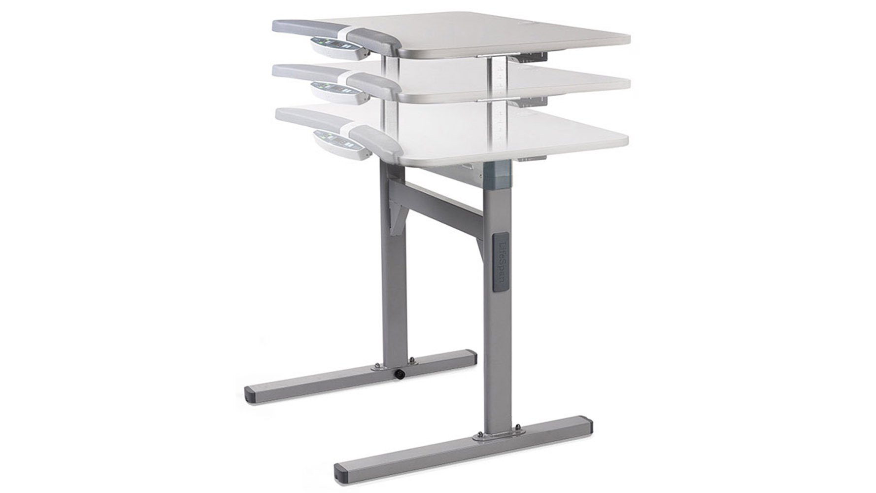 Modern Office LifeSpan Light Use Treadmill with Electronic Desk with