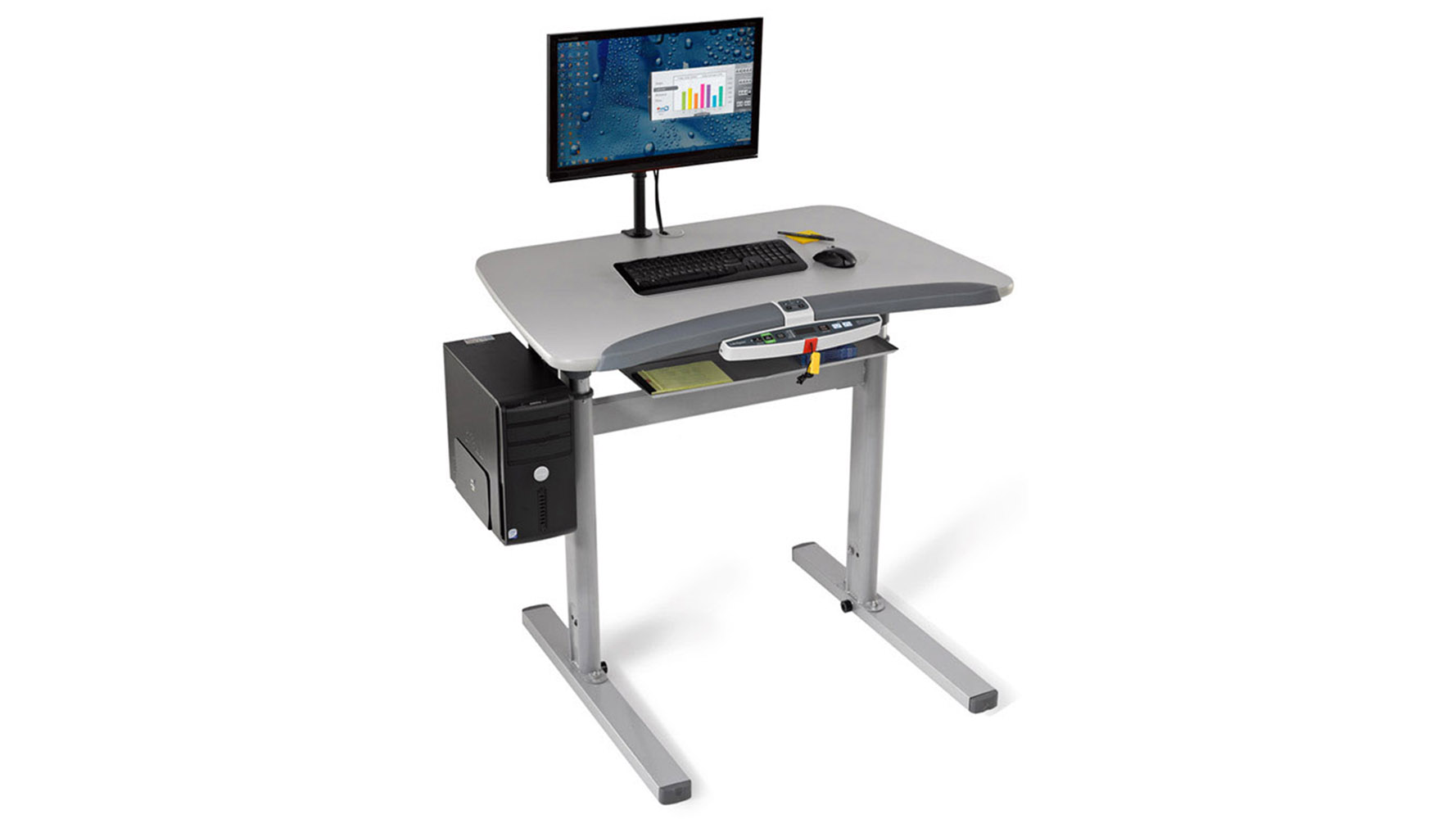 Modern Office LifeSpan Medium Use Treadmill with Electronic Desk with