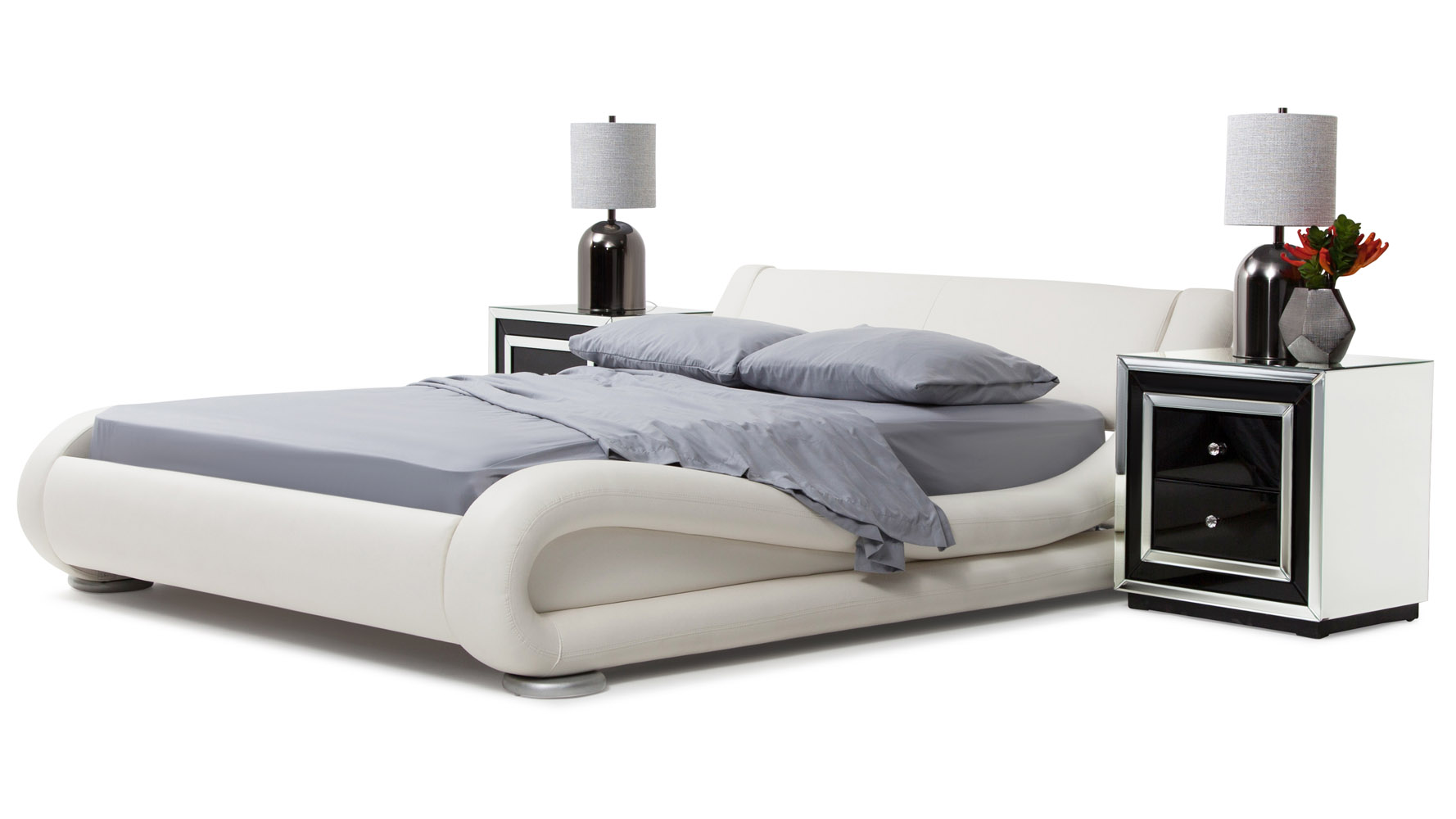 Marlo Leather Bed Zuri Furniture