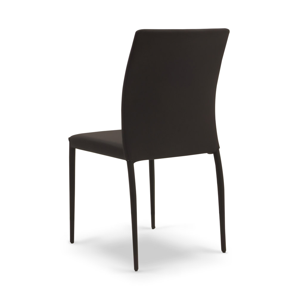 Metal Frame Dining Chairs mora modern leatherette dining chair with metal frame | zuri furniture Metal Frame Dining Chairs mora modern leatherette dining chair with metal frame | zuri furniture