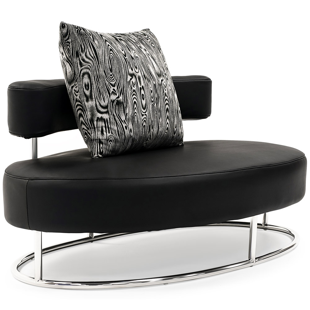 Oyster Contemporary Comfortable Lounge Chair Zuri Furniture