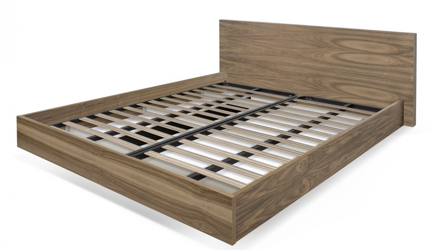 Alexa Bed Walnut Zuri Furniture