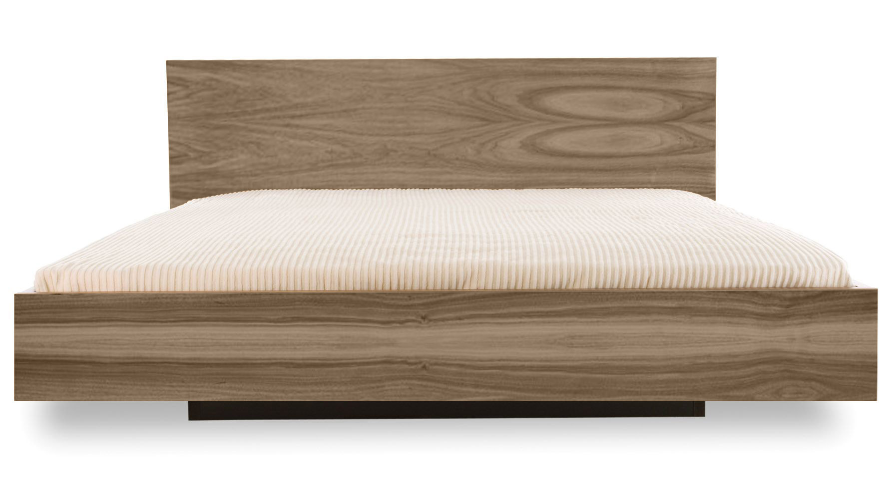 Alexa Bed Walnut Zuri Furniture