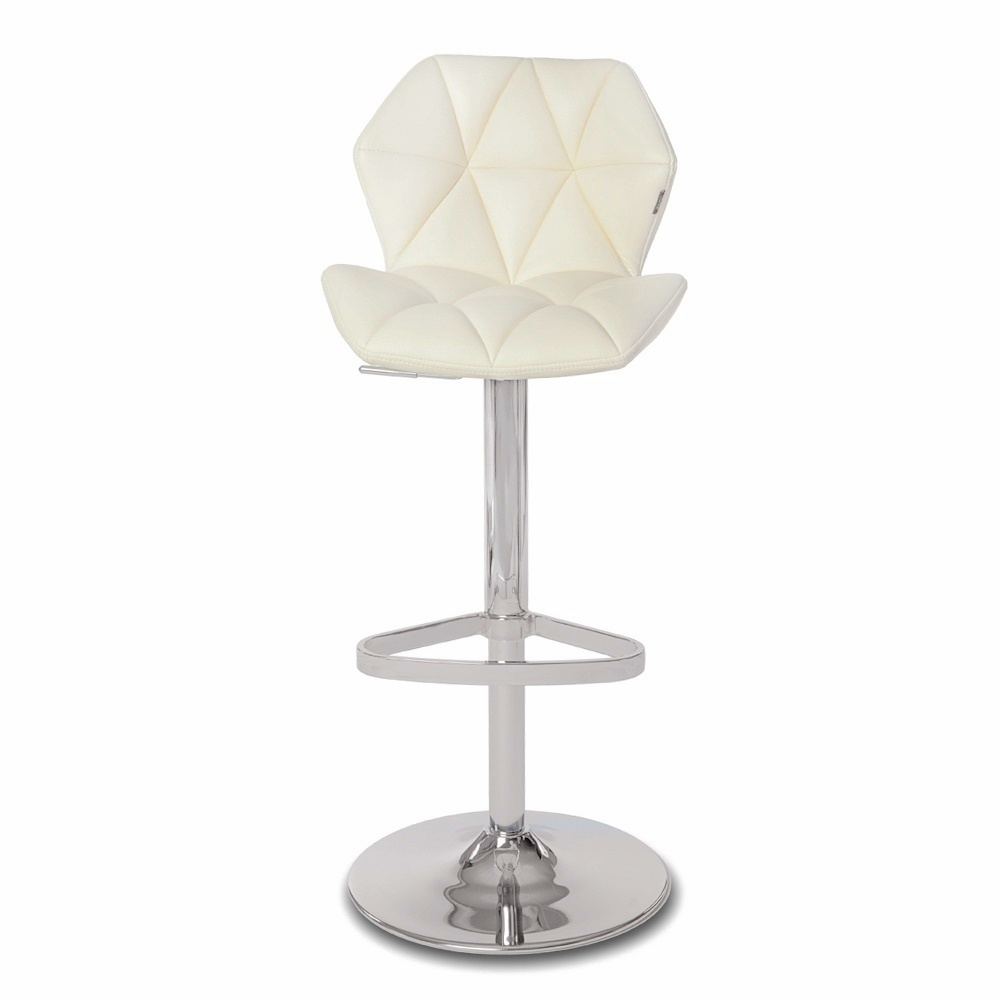 Prism Adjustable Height Swivel Armless Bar Stool Zuri Furniture