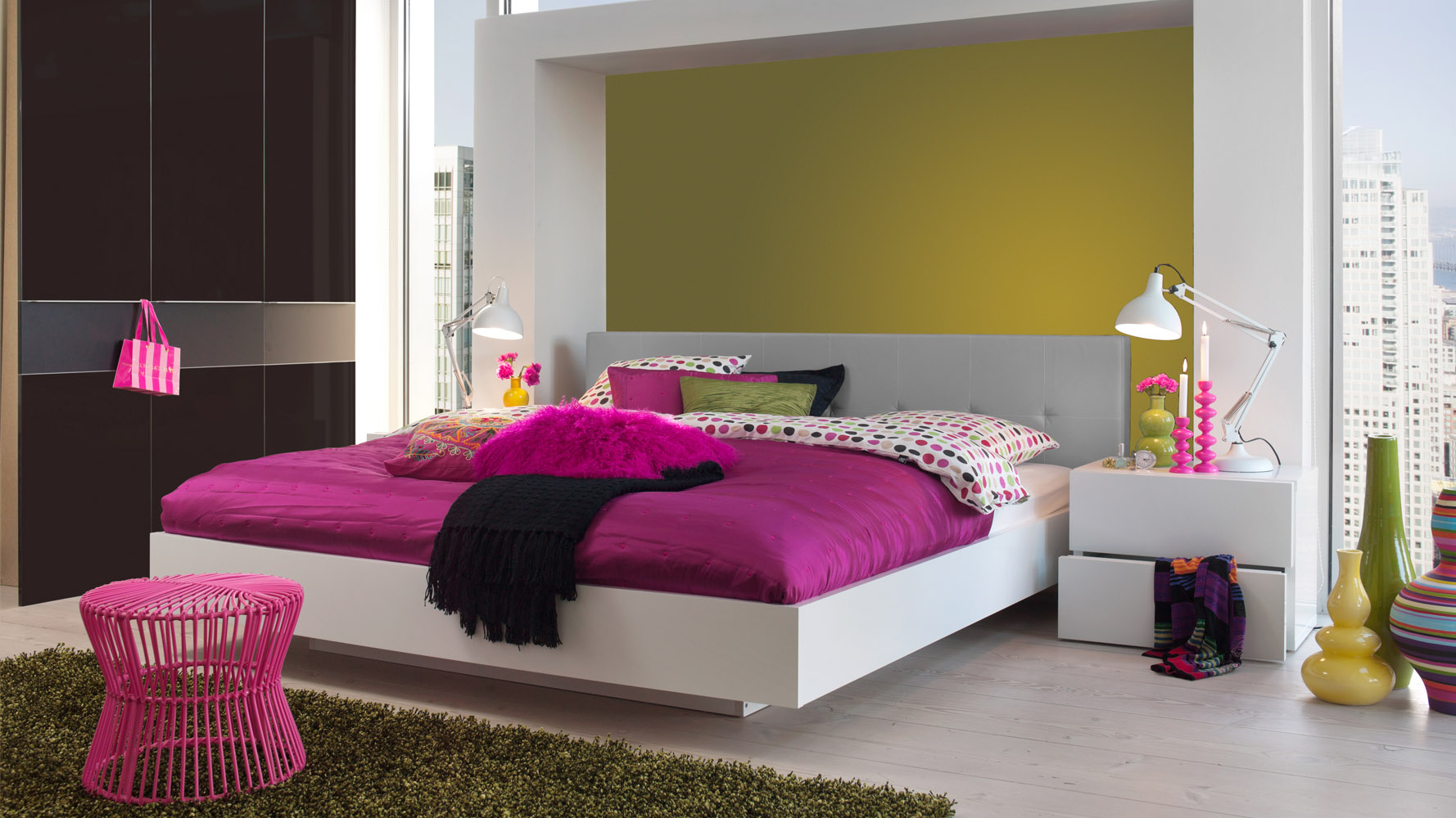 Upholstered Alexa Bed Zuri Furniture