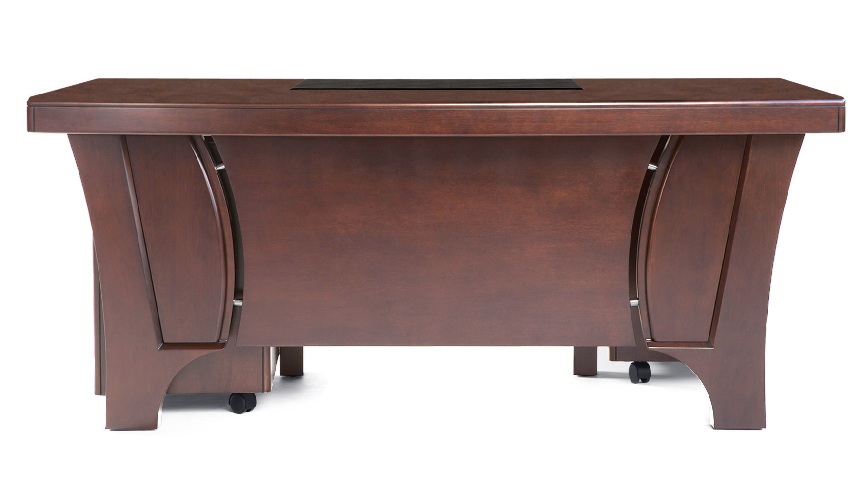 Light Quincy Modern Wood Desk With Rolling Return And File Cabinet - Mouse Over Image To Zoom Or Click To View Larger light quincy modern wood desk with rolling return and file cabinet - mouse over image to zoom or click to view larger
