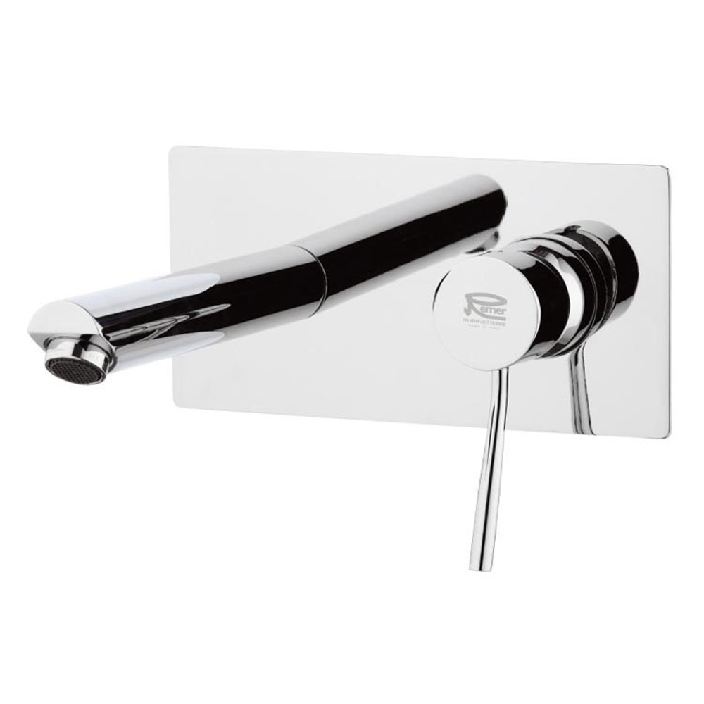 ... BATH / Bathroom Faucets / Minimal Wall Mounted Horizontal Sink Faucet