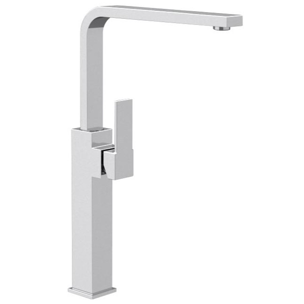 Home / BATH / Bathroom Faucets / Qubika Deck Mount Curved Spout Sink ...