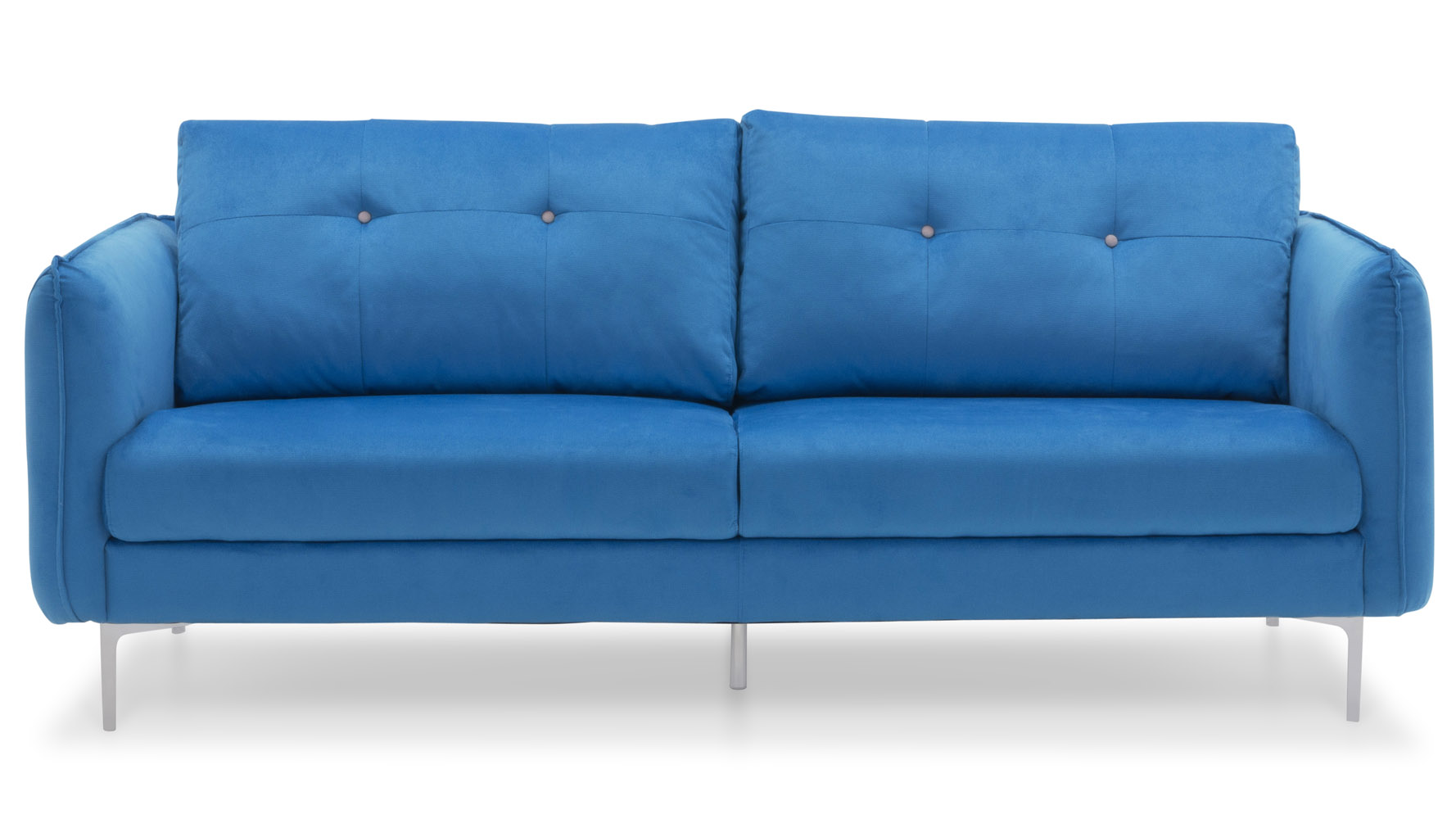 Skyler 2 3 Blue Fabric Sofa Set Zuri Furniture