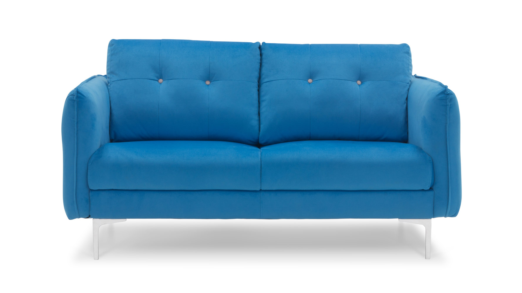 Skyler 2 + 3 Blue Fabric Sofa Set Zuri Furniture