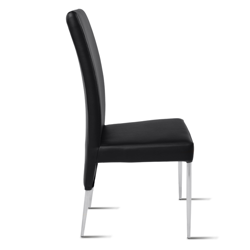 Stella High Back Modern Dining Chair Black Zuri Furniture
