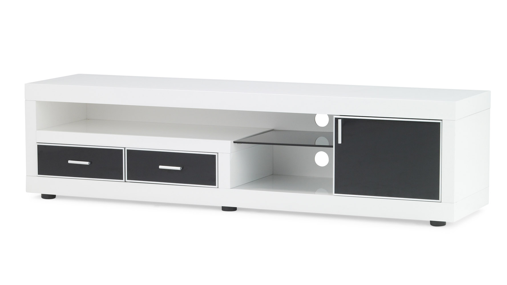Dark Wood And White Lacquer Sullivan Inch Tv Stand Zuri - Dark Wood And White Lacquer Sullivan Inch Tv Stand Zuri Furniture dark wood and white lacquer sullivan inch tv stand zuri - dark wood and white lacquer sullivan inch tv stand zuri furniture