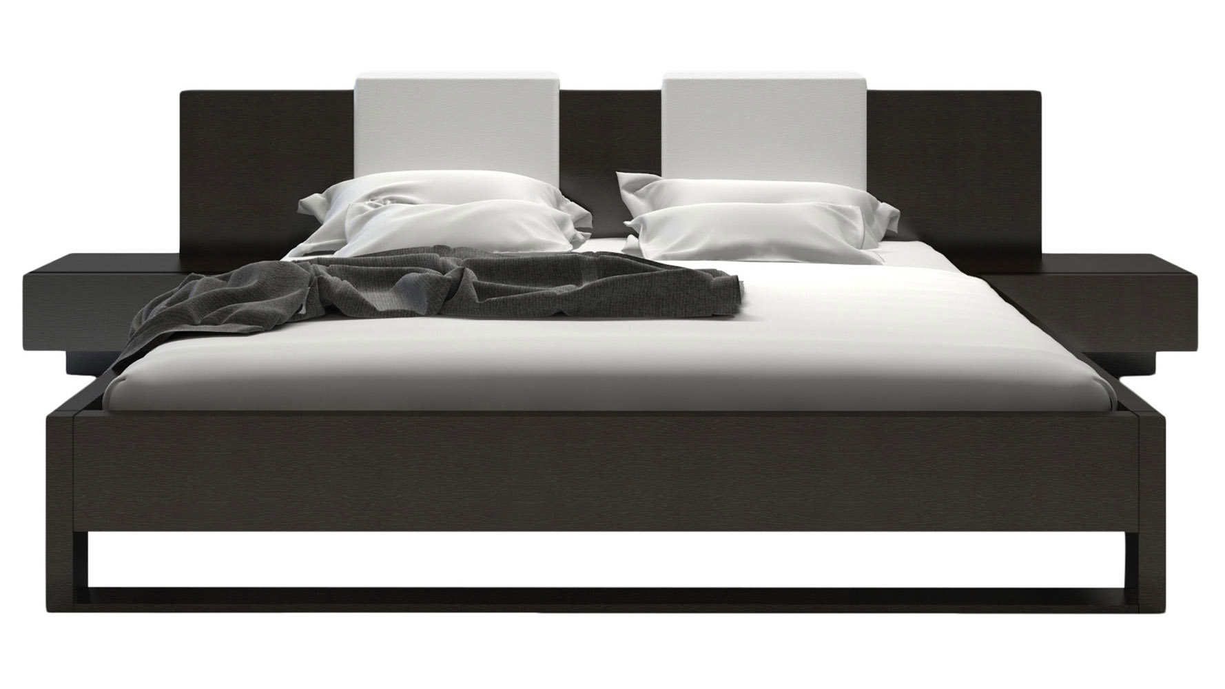 Viserys Platform Wooden Bed Wenge Zuri Furniture