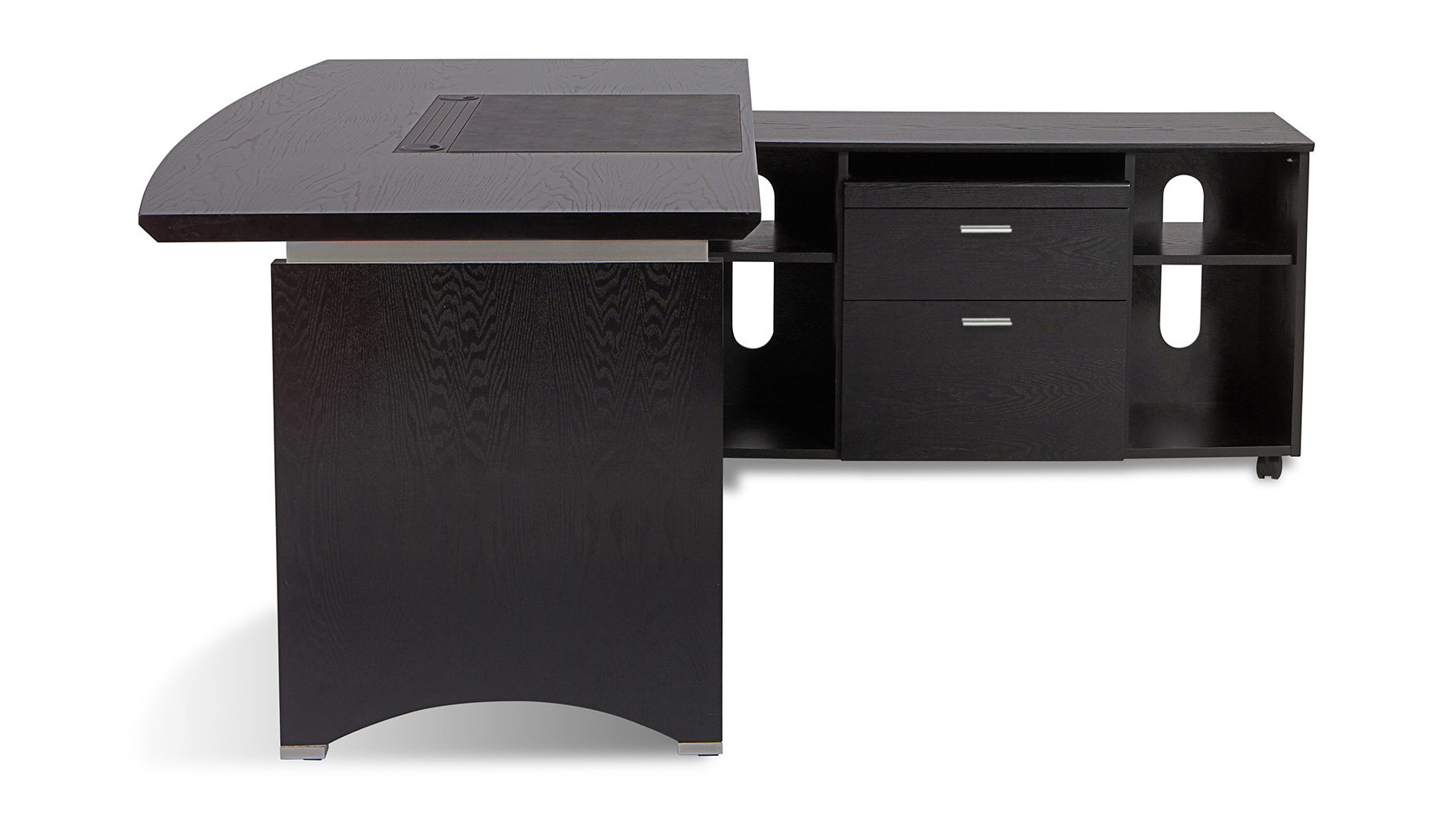Washington Executive Desk With Return And File Cabinet Black Washington Executive Desk With Return And File Cabinet Black Zuri Furniture