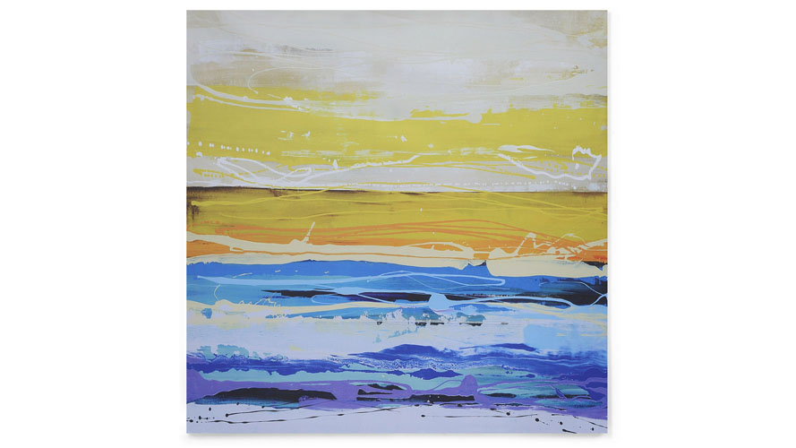 Cyprus Sunrise Canvas Art 50" x 50" Zuri Furniture