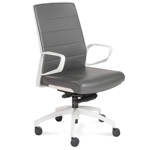 Gaetan Low Back Leatherette Office Chair Zuri Furniture