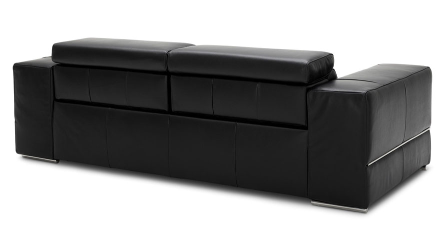 Luxor Reclining Sofa with Power Headrest Zuri Furniture