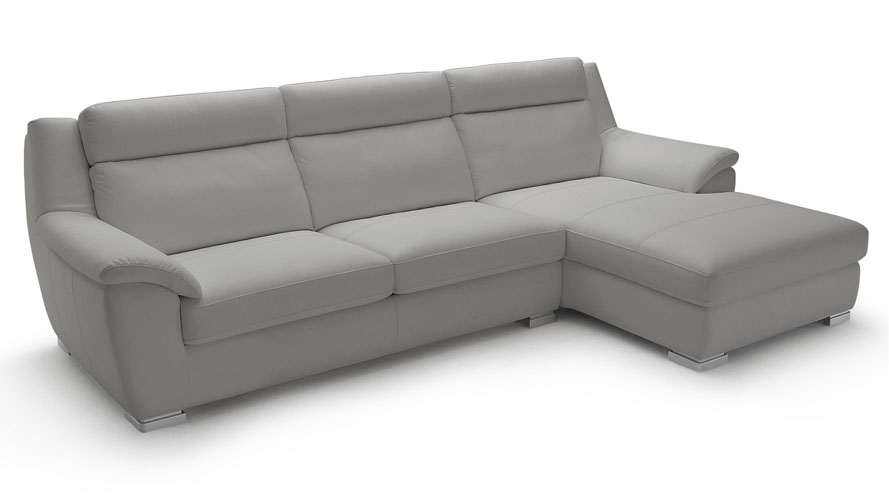 Manor Light Grey Top Grain Leather Sofa Sleeper Sectional With Manor Light Grey Top Grain Leather Sofa Sleeper Sectional With Chaise Zuri Furniture