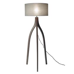 Modern Sherwood Table Lamp - Pine Wood with Rustic Wash ...