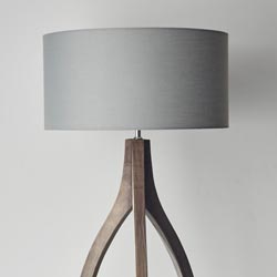 Modern Sherwood Table Lamp - Pine Wood with Rustic Wash ...