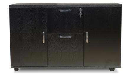 black wood office furniture desks bookcases modern office