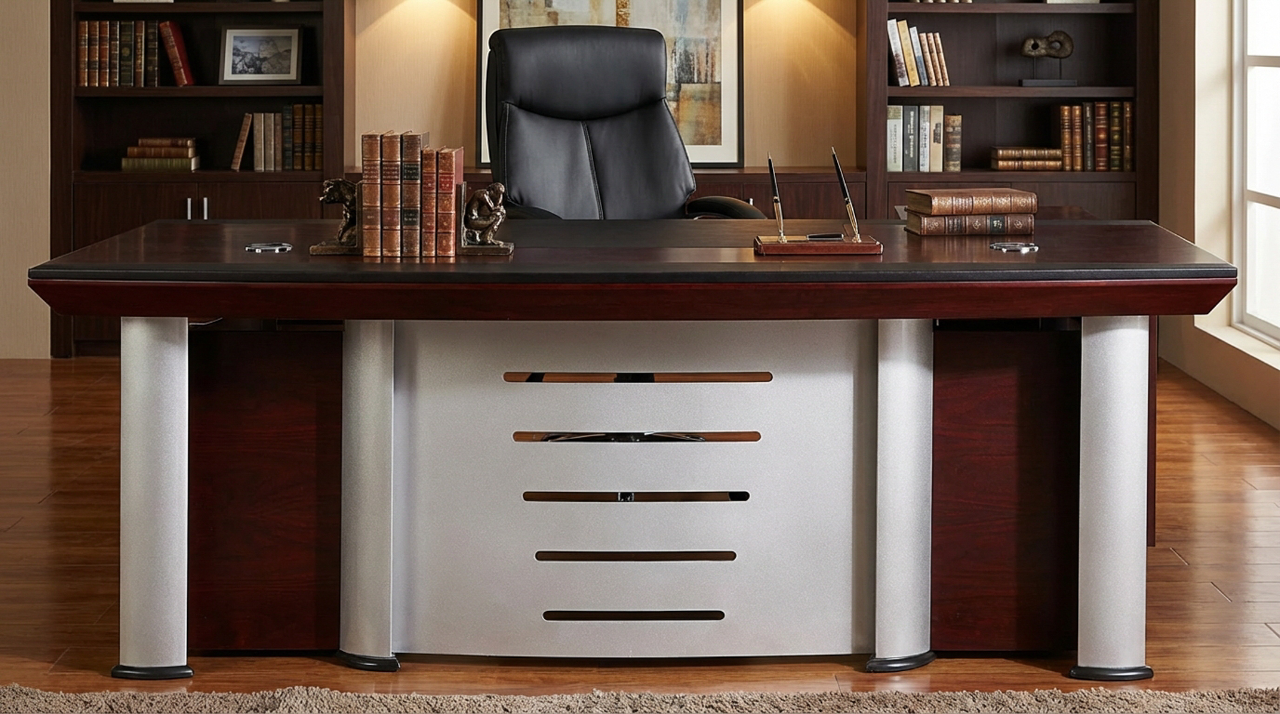 Reagan Desk - Mahogany