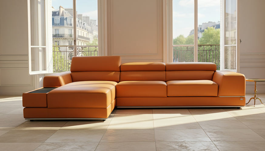 ルーチェ Lucy Sectional - Orange